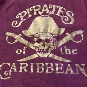 Disney Purple Pirates of the Caribbean Short Sleeve Tee